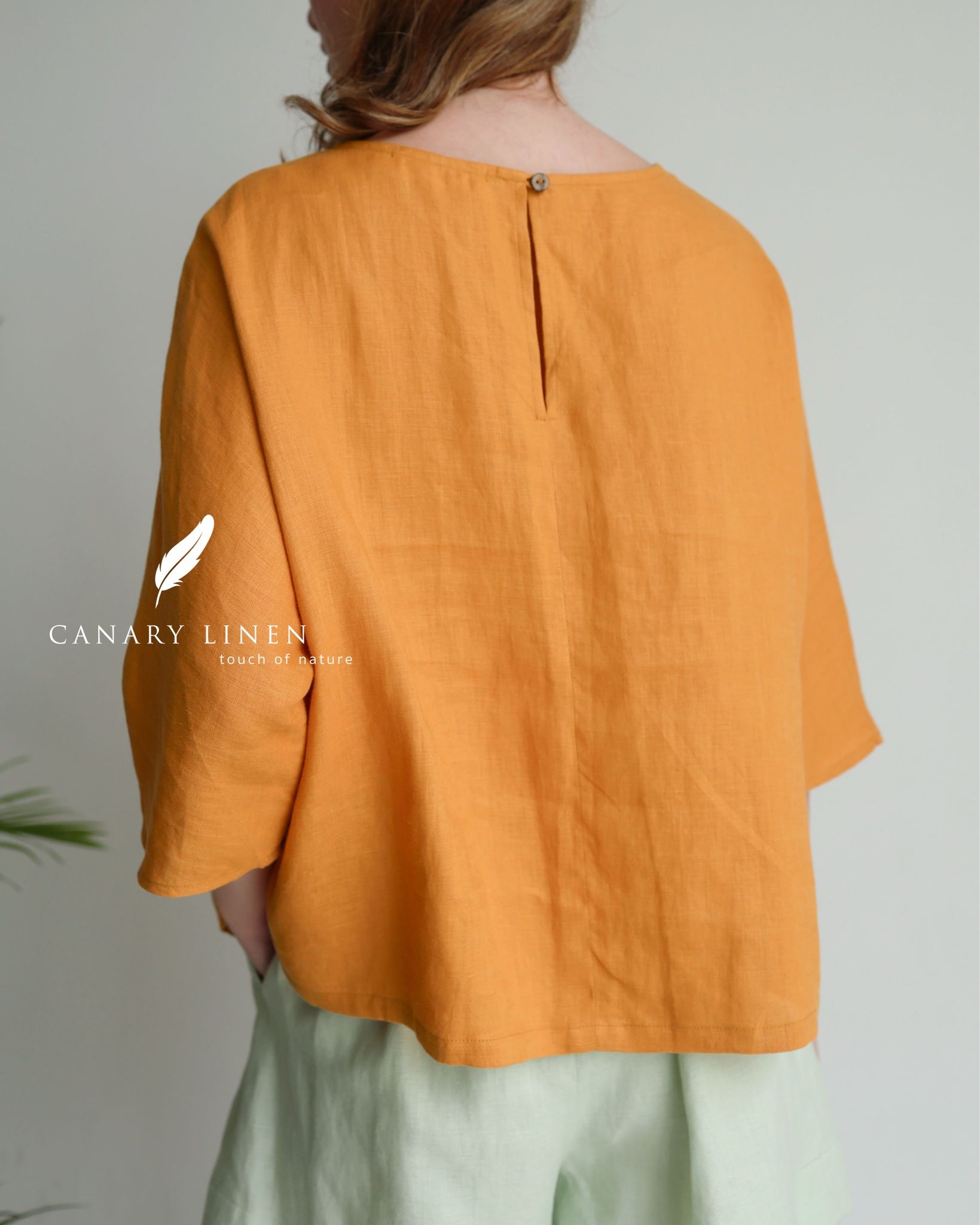  Daisy Top - Vàng cam 