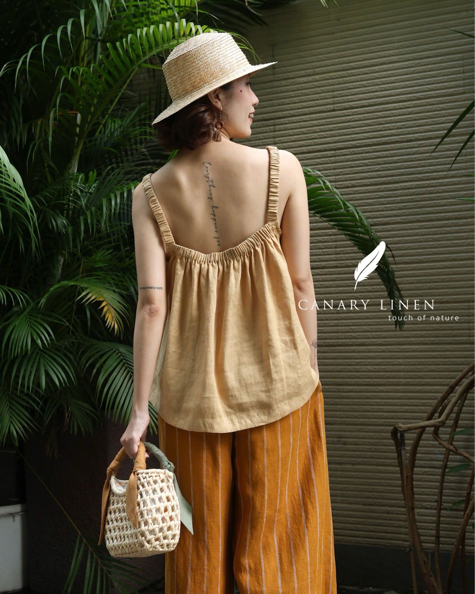  Dalia Top - Vàng gừng 