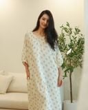 Flora Dress - Kem bông tím 
