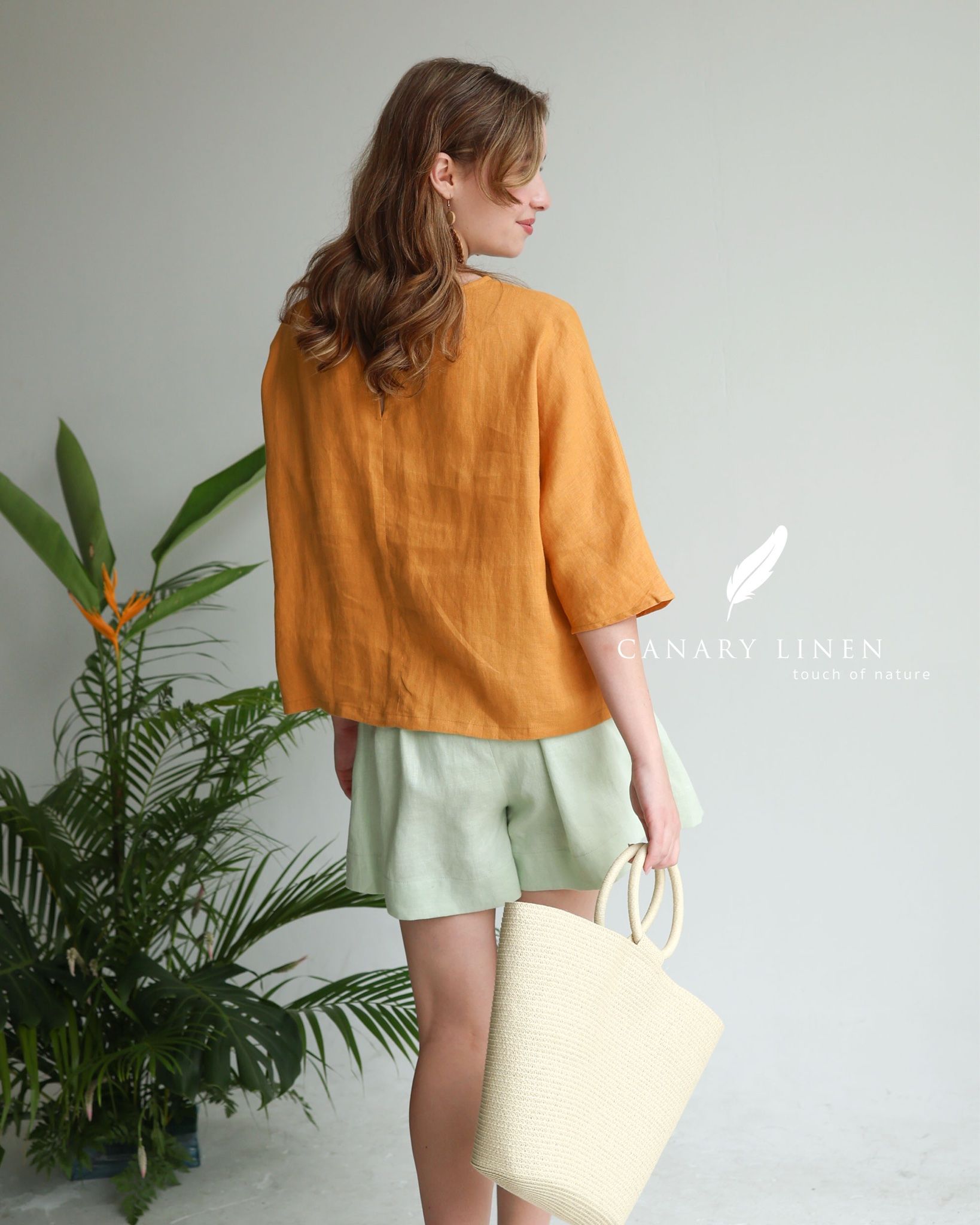  Daisy Top - Vàng cam 