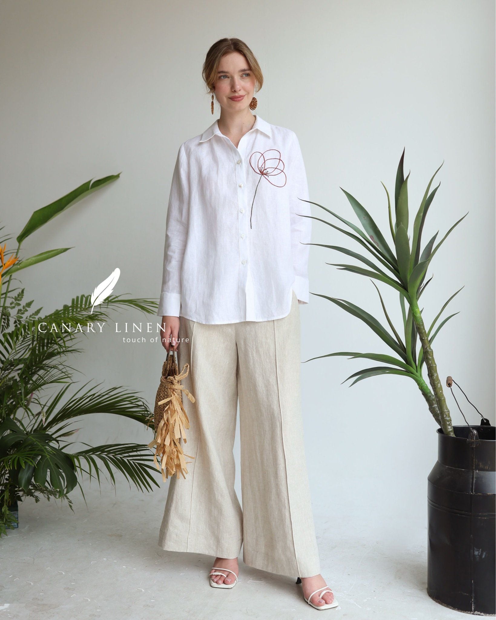  Midline Pants - Muối tiêu 