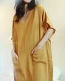  Celia Dress - Vàng nghệ 
