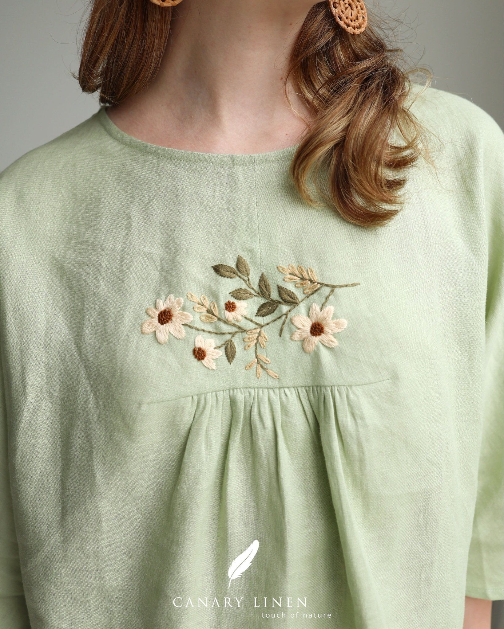  Daisy Top - Xanh đậu 