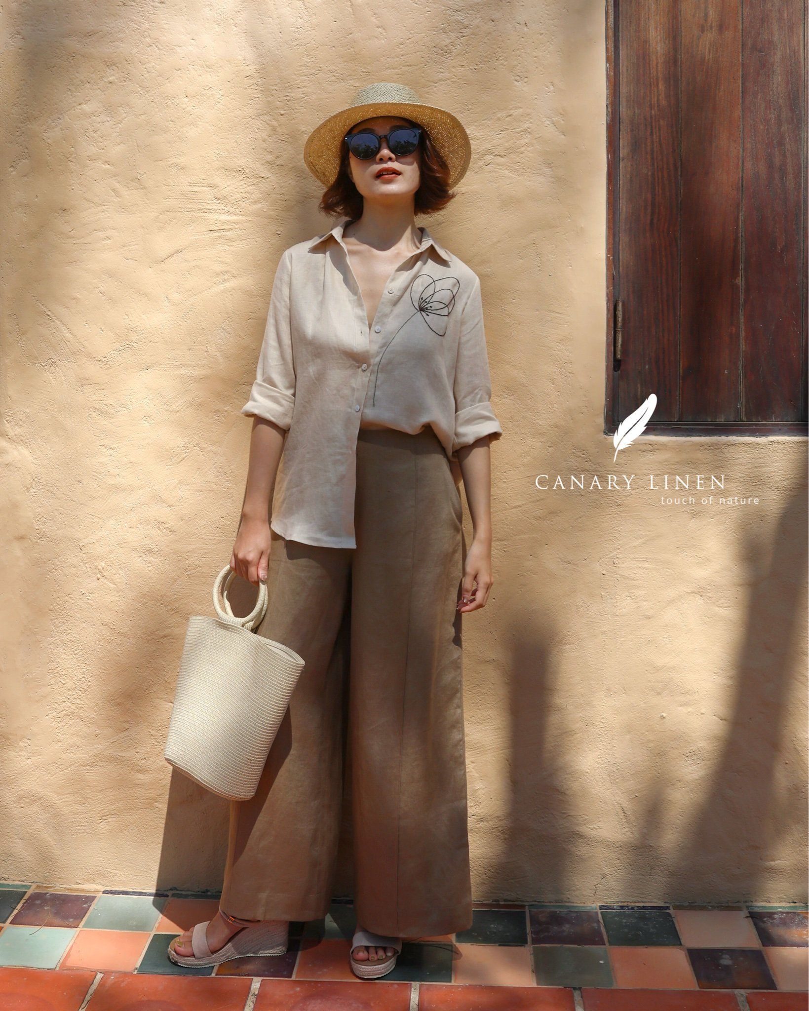  Midline Pants - Nâu 
