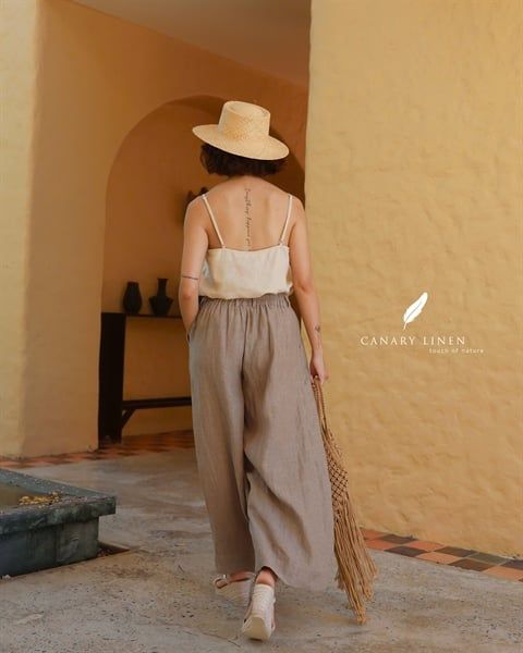  Wide Pants - Nâu cà phê 