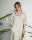  Collar Dress - Muối tiêu 