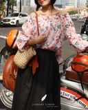  Chân váy xếp 4 li - Đen 