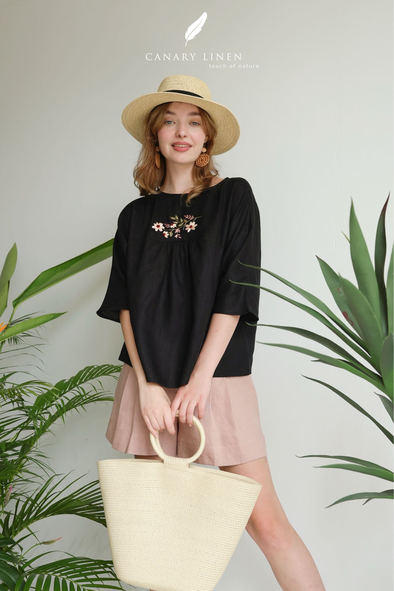  Daisy Top - Đen 