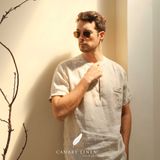  Áo cổ nẹp gài nút tay ngắn - Muối tiêu 