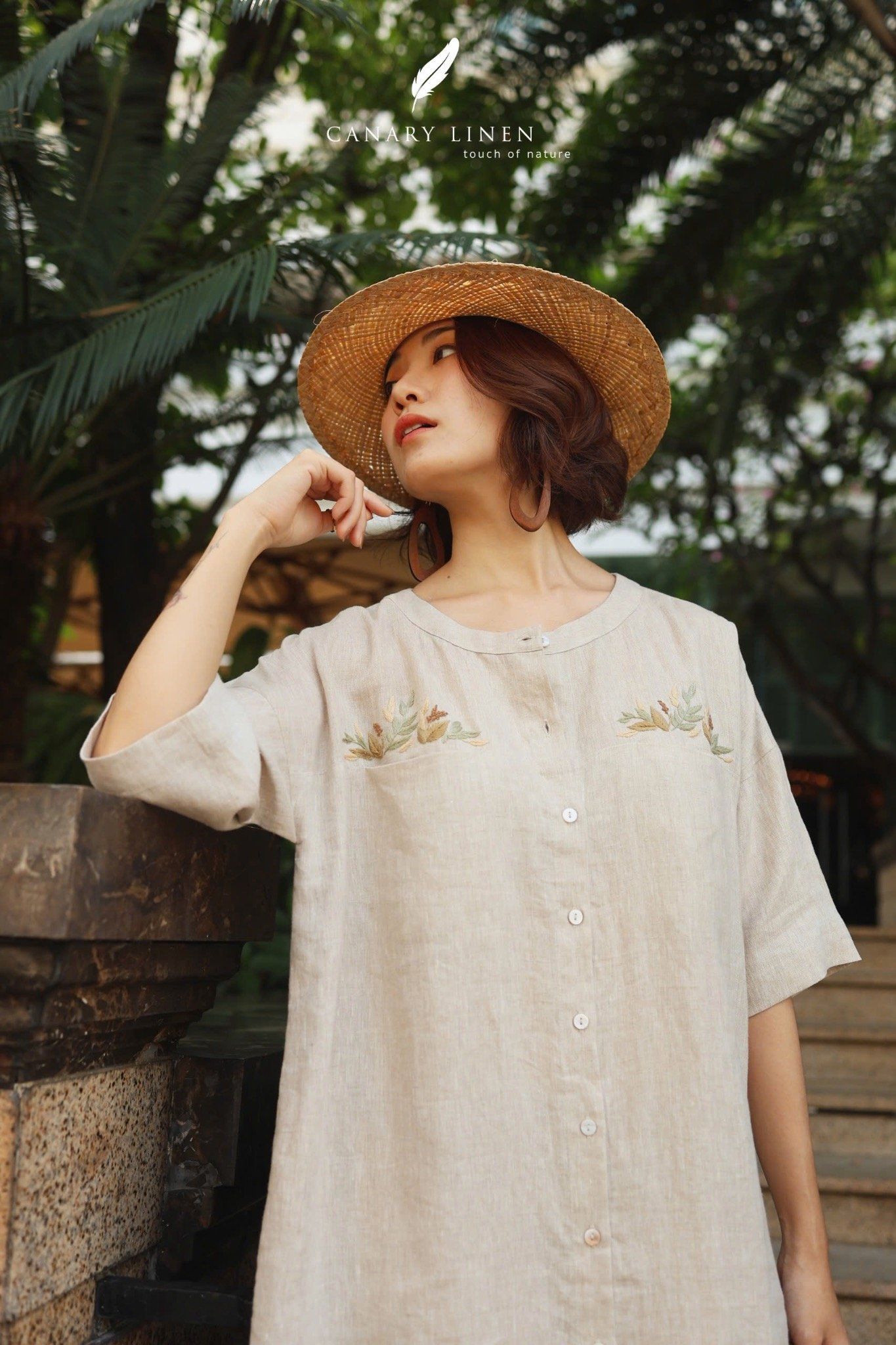  Twin Pockets Dress - Muối tiêu 