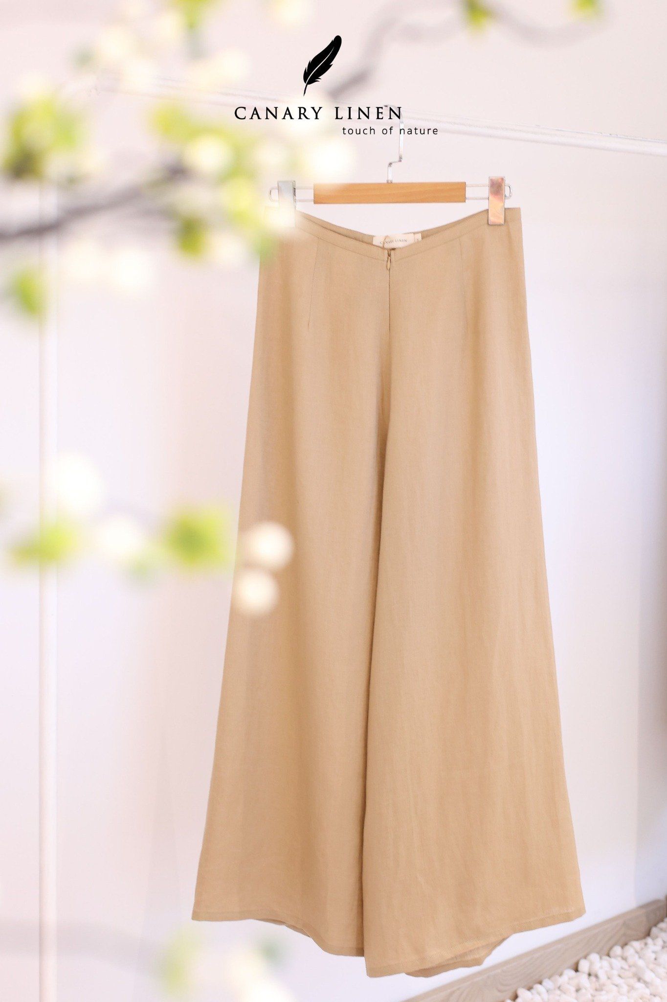  Quần áo dài beige 