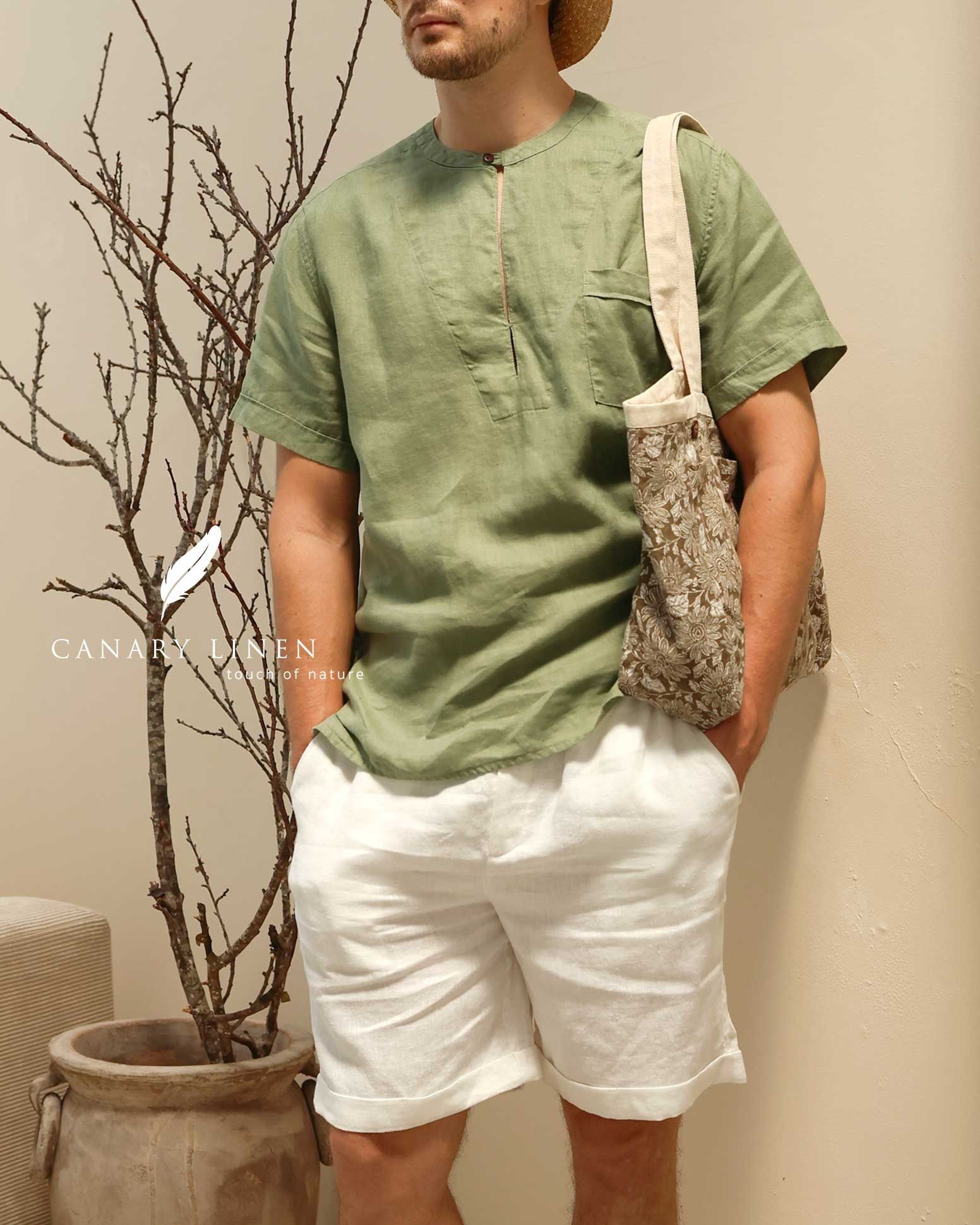  Quần shorts có lơ vê - Trắng 