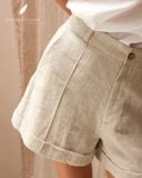  Quần shorts 2 túi đắp muối tiêu 