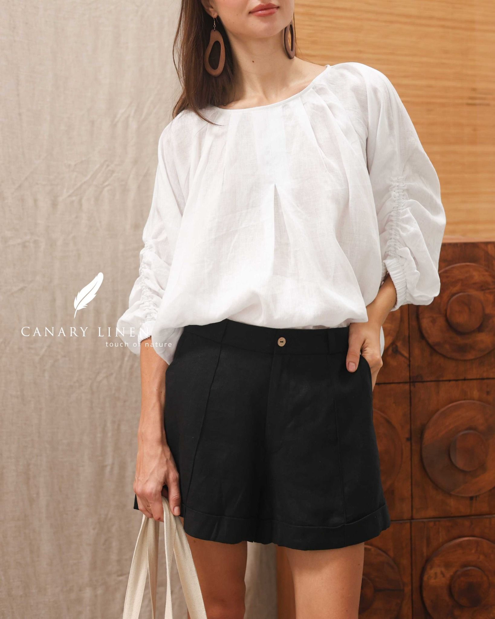  Line Shorts - Đen 