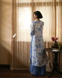  Áo dài cổ tròn - Hạnh Tâm 