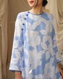  Áo dài cổ tròn - Hạnh Tâm 