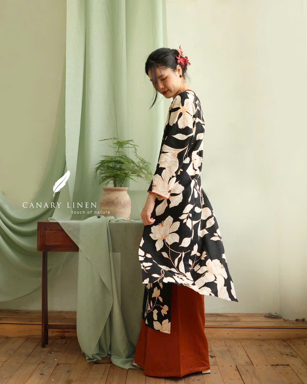  Quần áo dài 2025 caramel 