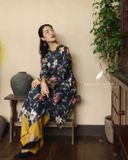  Áo dài cổ tròn Hòa Dung 