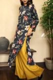  Áo dài cổ tròn Hòa Dung 