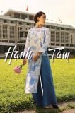  Áo dài cổ tròn - Hạnh Tâm 