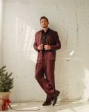  Men's Linen Stride Pants - Nâu Đỏ 