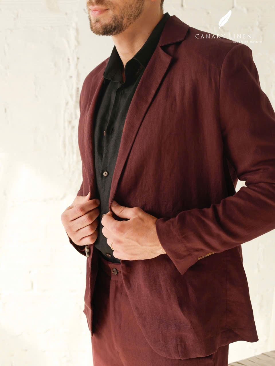  NAM - Vest - Nâu Đỏ 