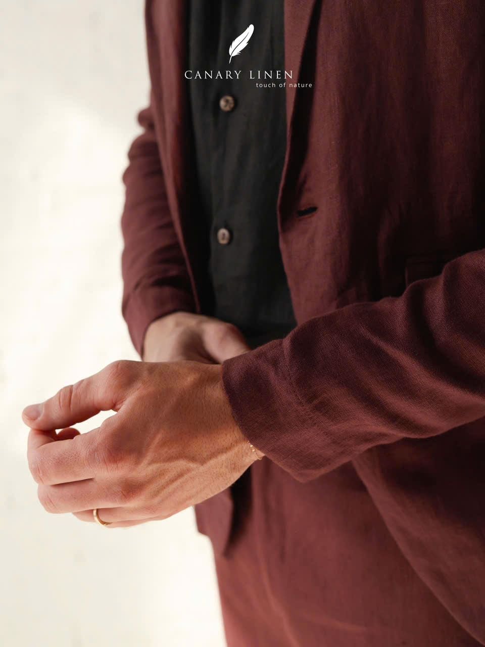  NAM - Vest - Nâu Đỏ 