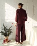  Áo Blazer 2 Nút - Nâu Đỏ 