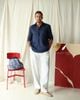 Men's Linen Stride Pants - Trắng