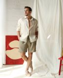  Plain Shorts - Rêu nhạt 