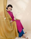  Áo dài cổ trụ - Hoa Linh Lan 