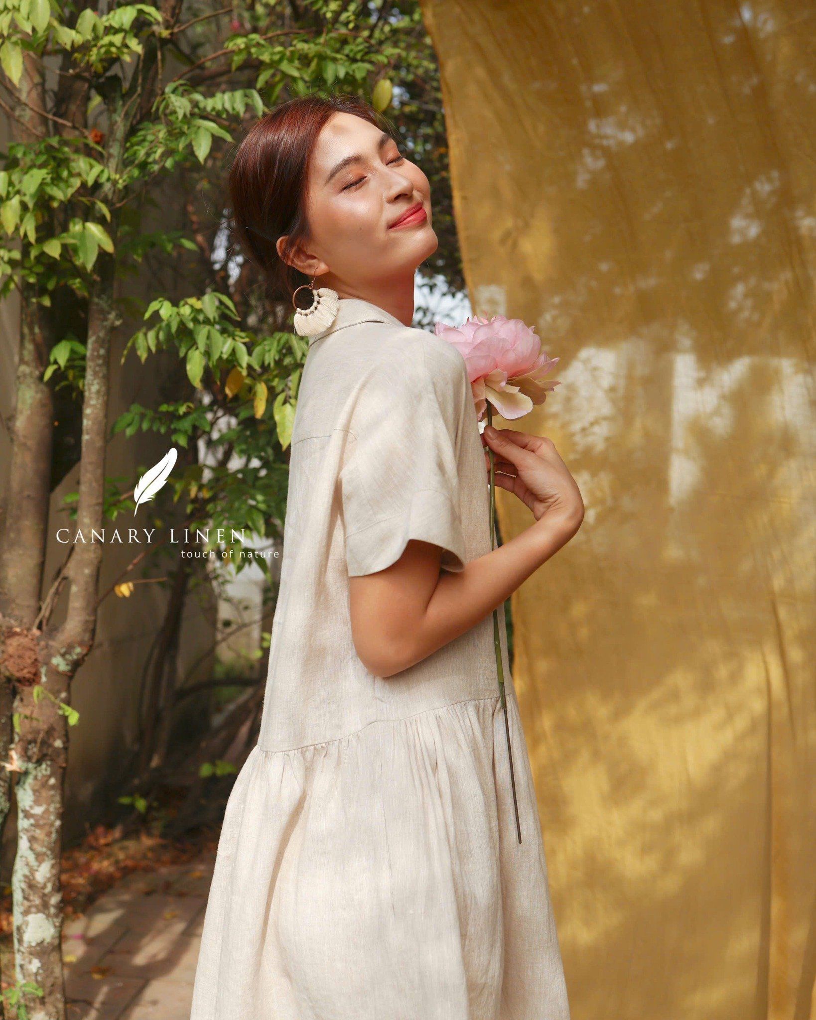  Đầm Babydoll - Muối tiêu 