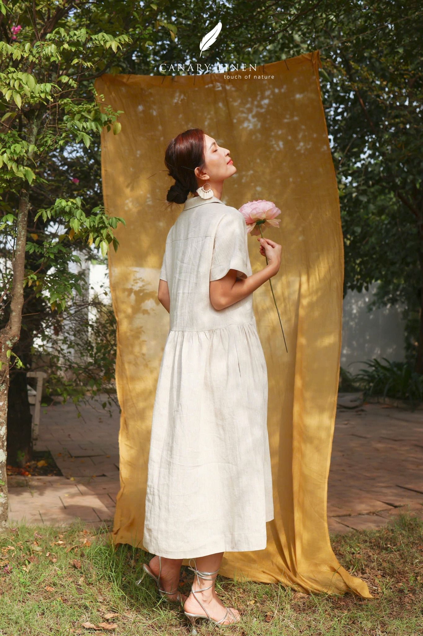  Đầm Babydoll - Muối tiêu 