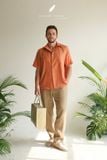  SharpLine Shirt - Cam cá hồi 