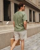  NAM - Quần shorts lưng thun cơ bản - Muối tiêu 