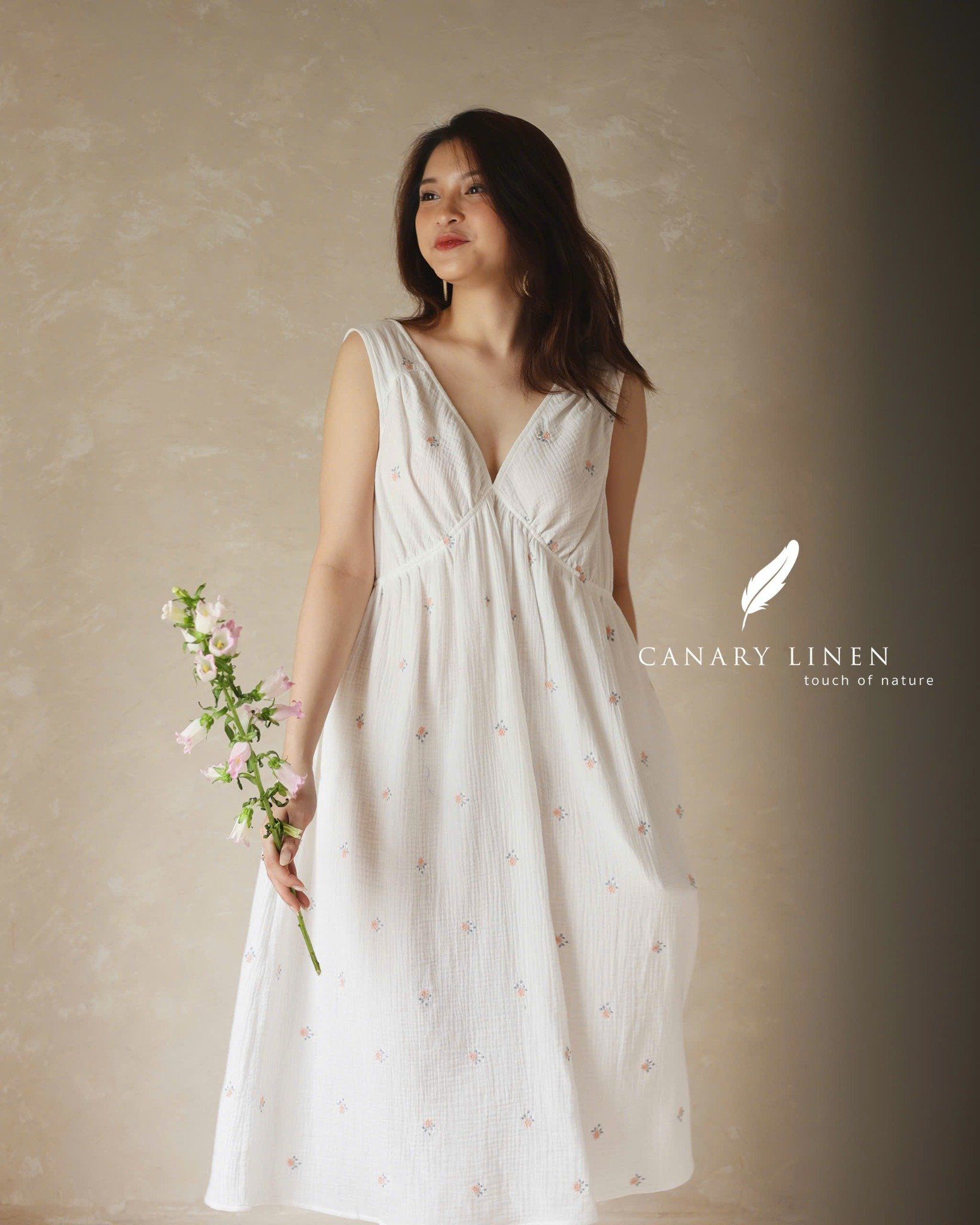  Rosa Dress - Hoa nhí - Freesize 