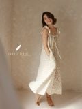  Luna Dress - Hoa nhí vàng - Freesize 
