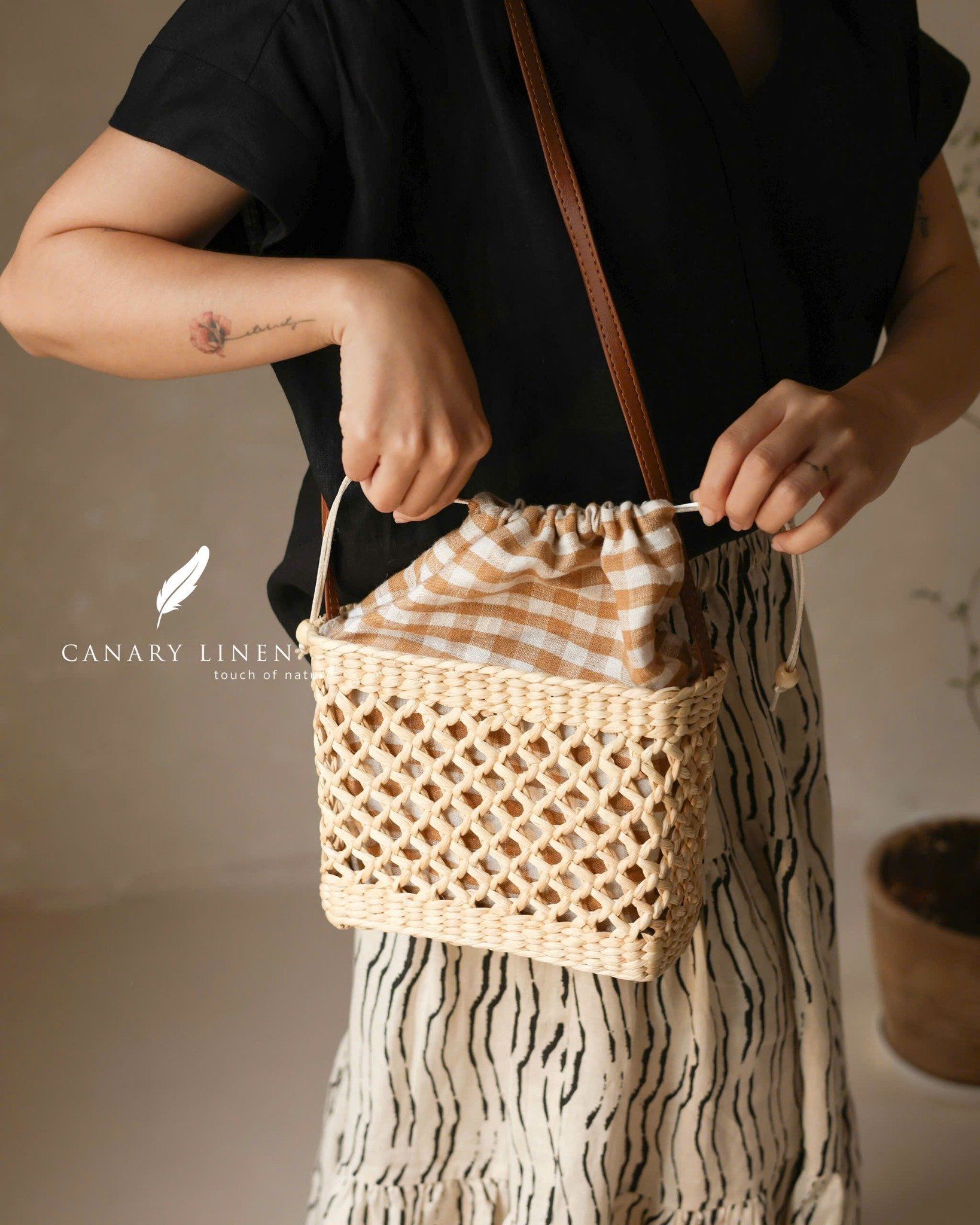  Cara Bag - Caro vàng 