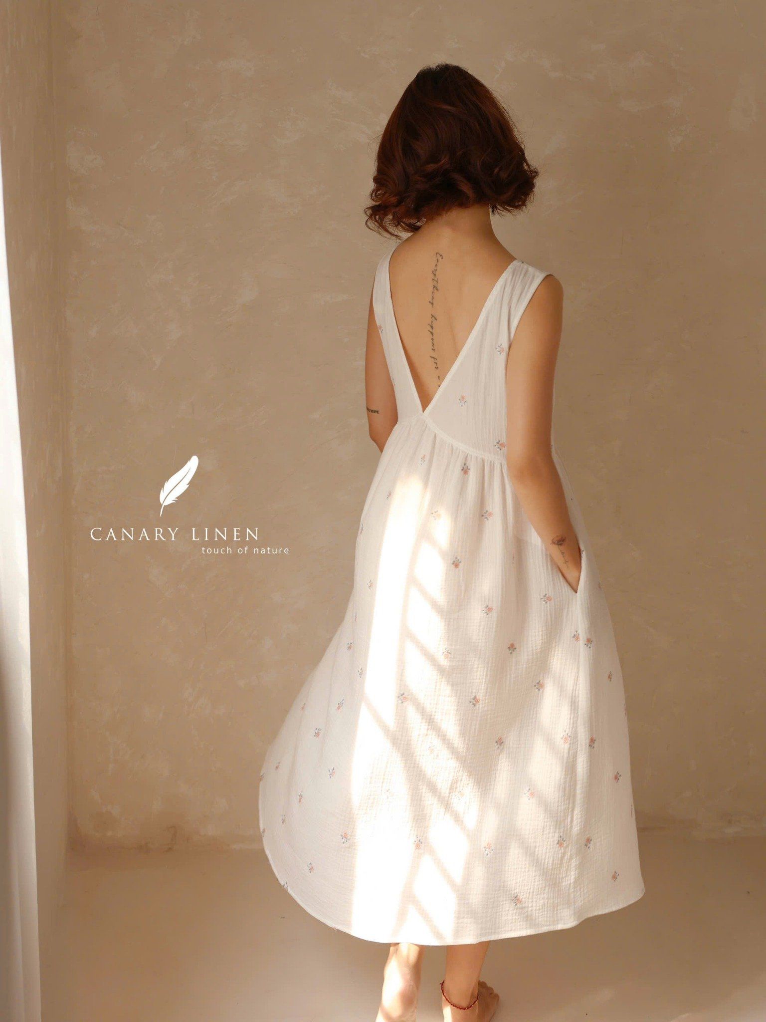  Rosa Dress - Hoa nhí - Freesize 