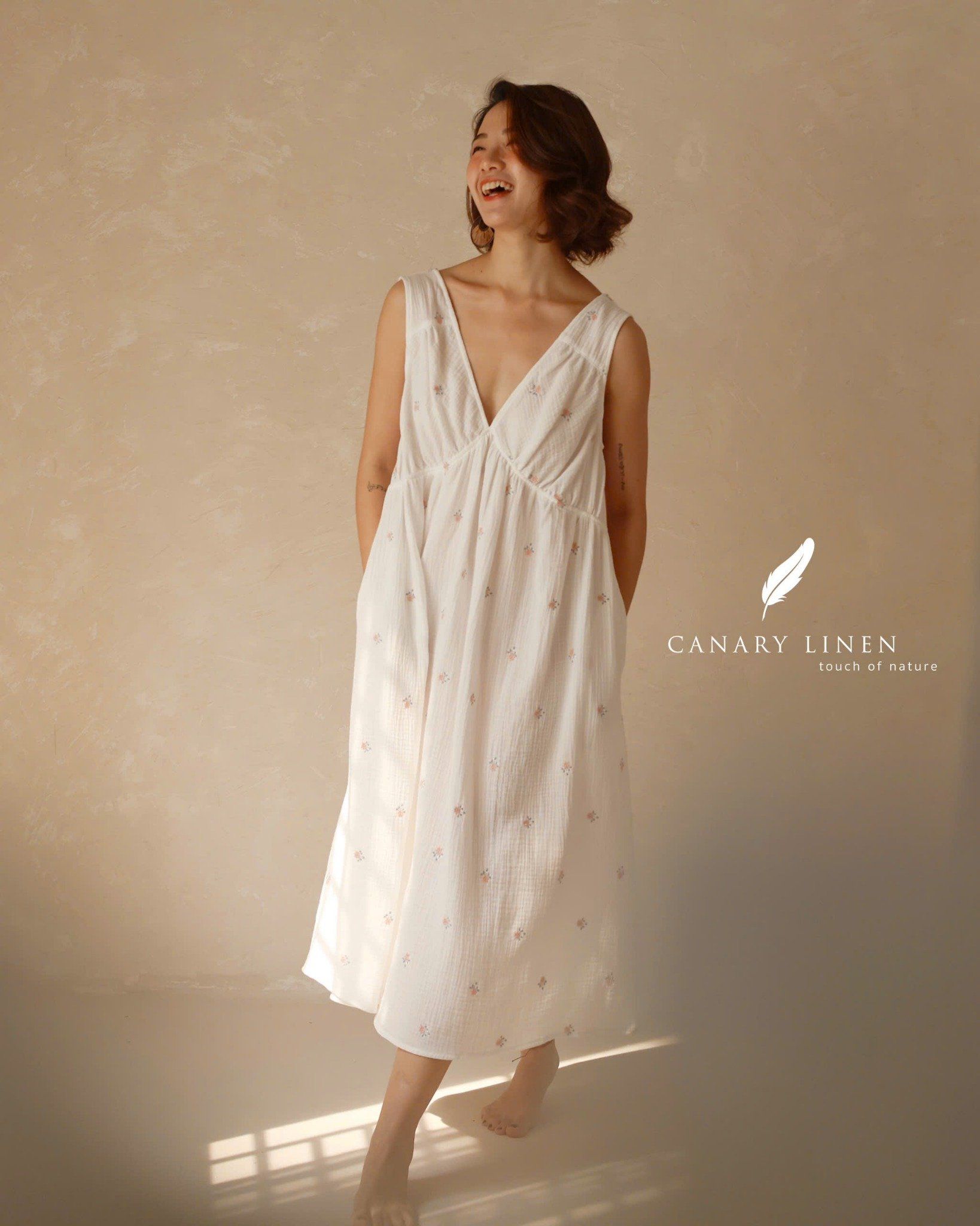  Rosa Dress - Hoa nhí - Freesize 