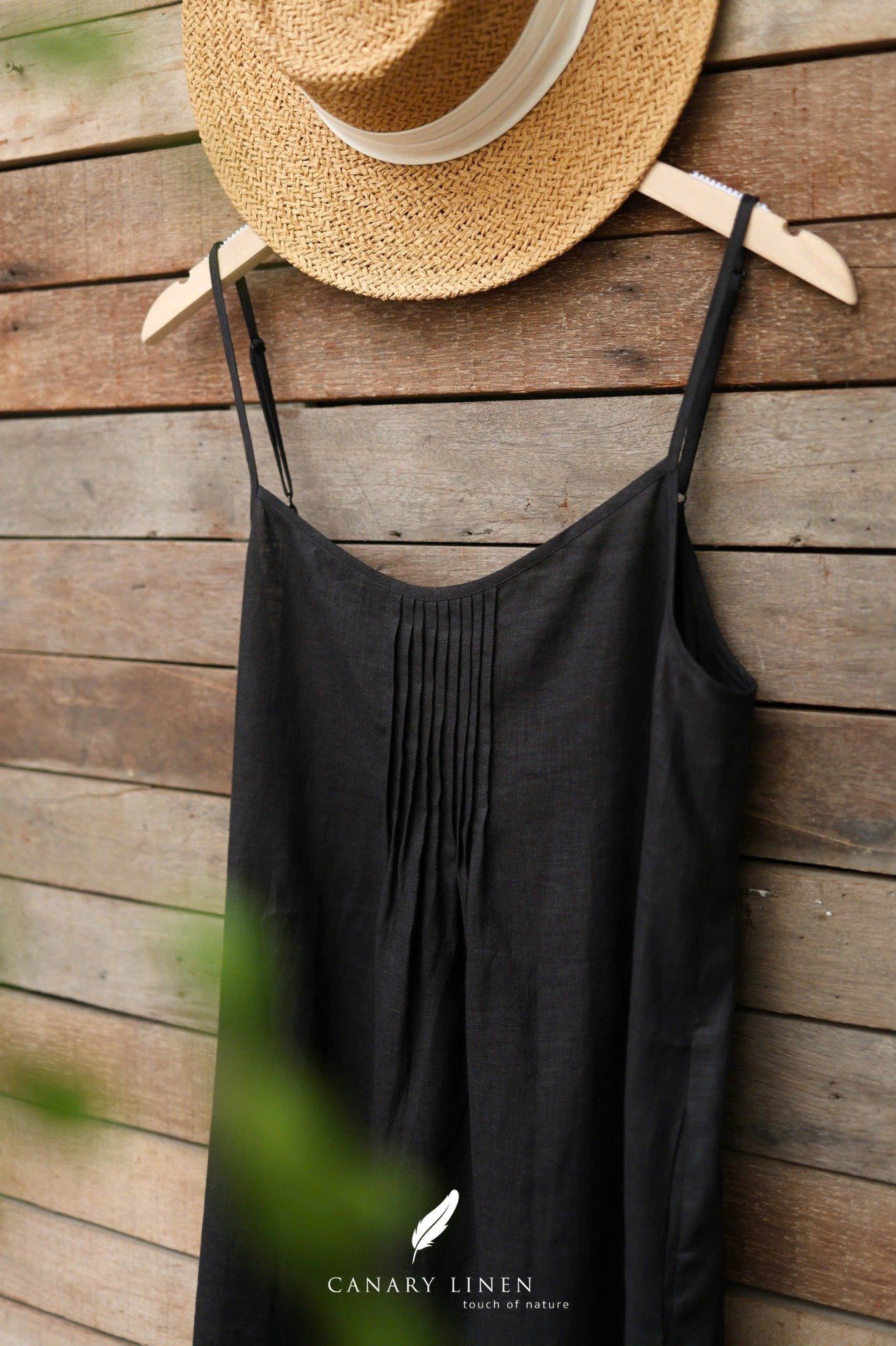  Cami Dress - Đen - Freesize 