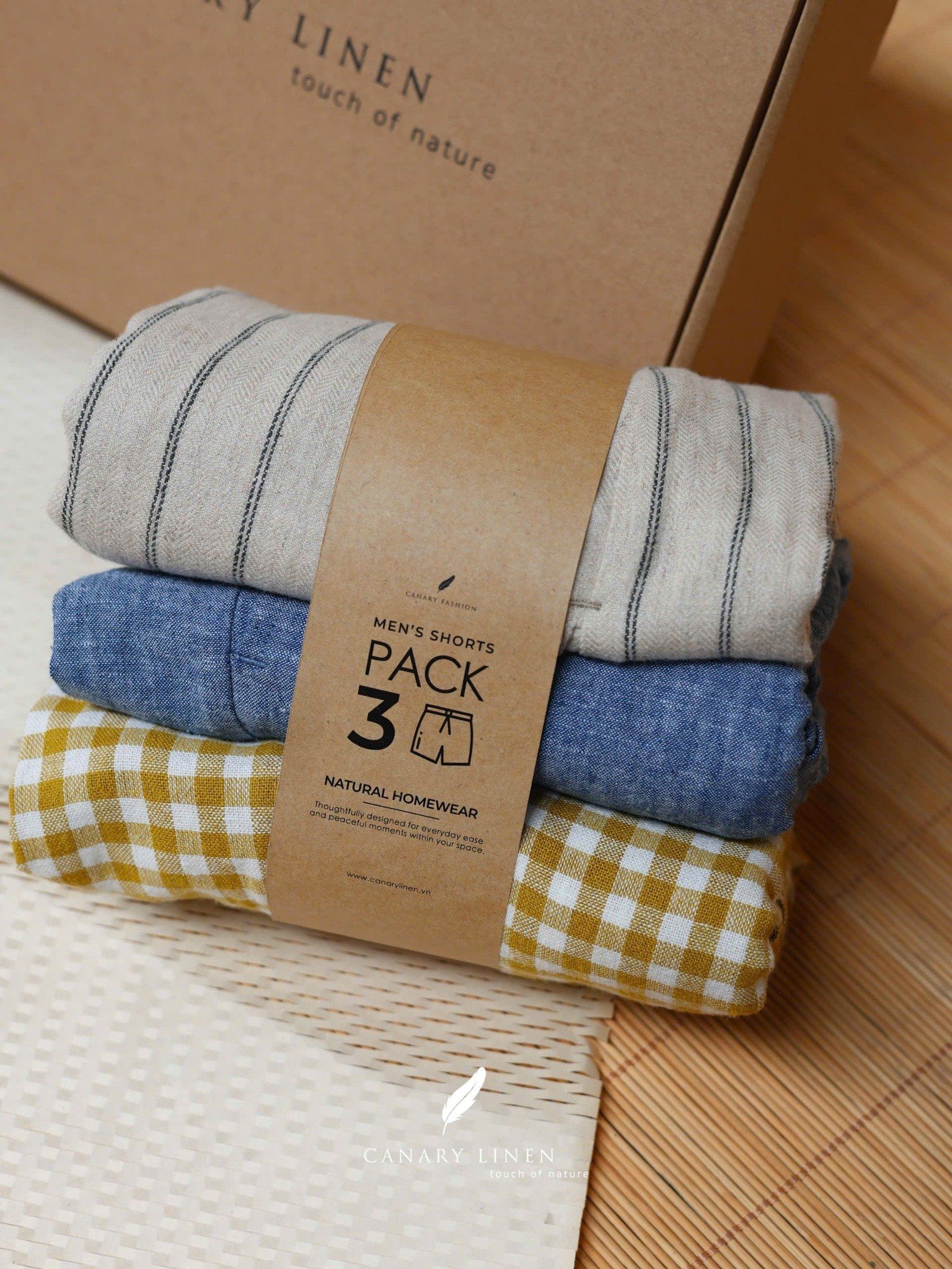  PACK 3 MEN'S SHORTS - 1 