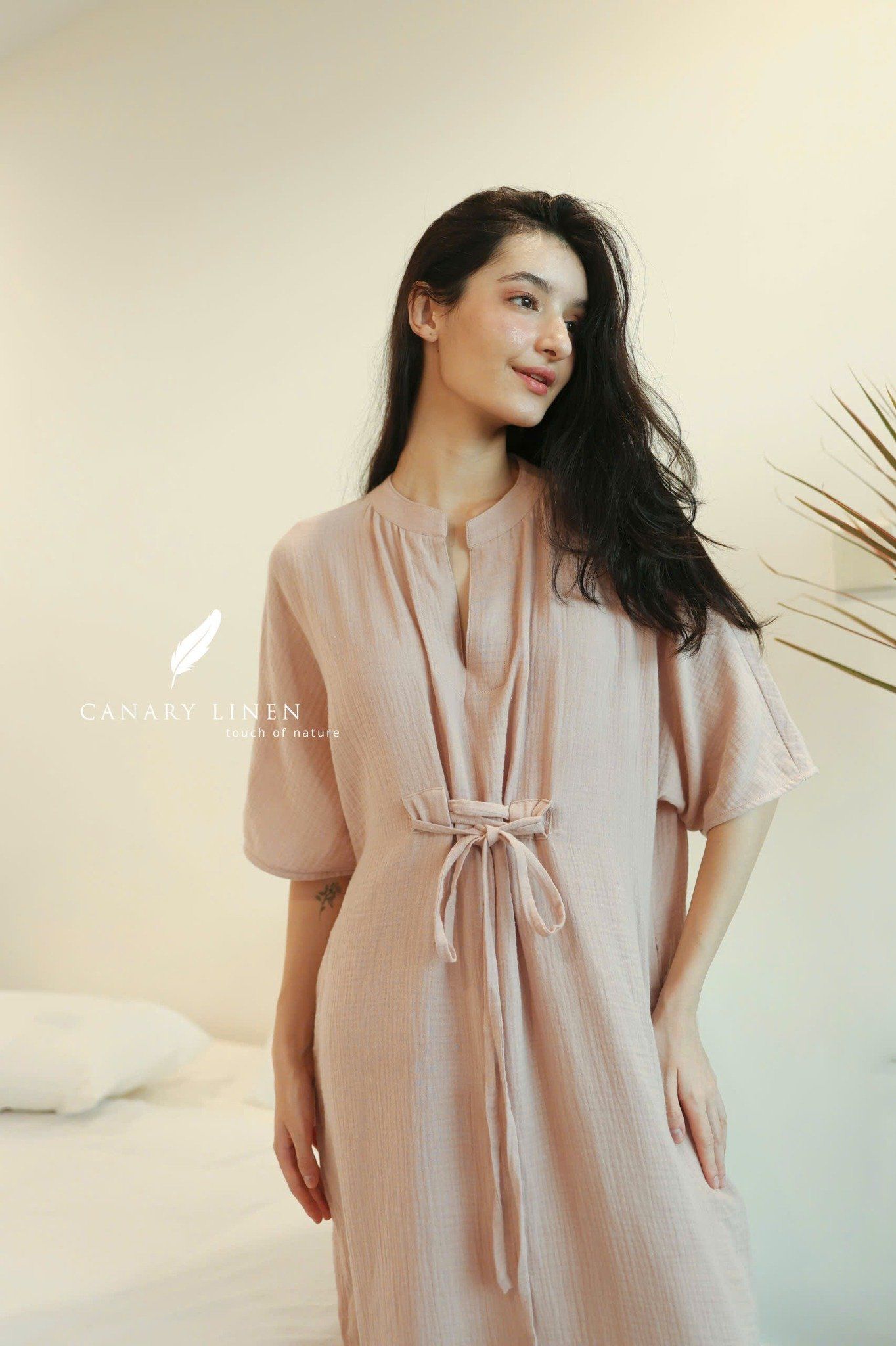  Stella Dress - Hồng nude 