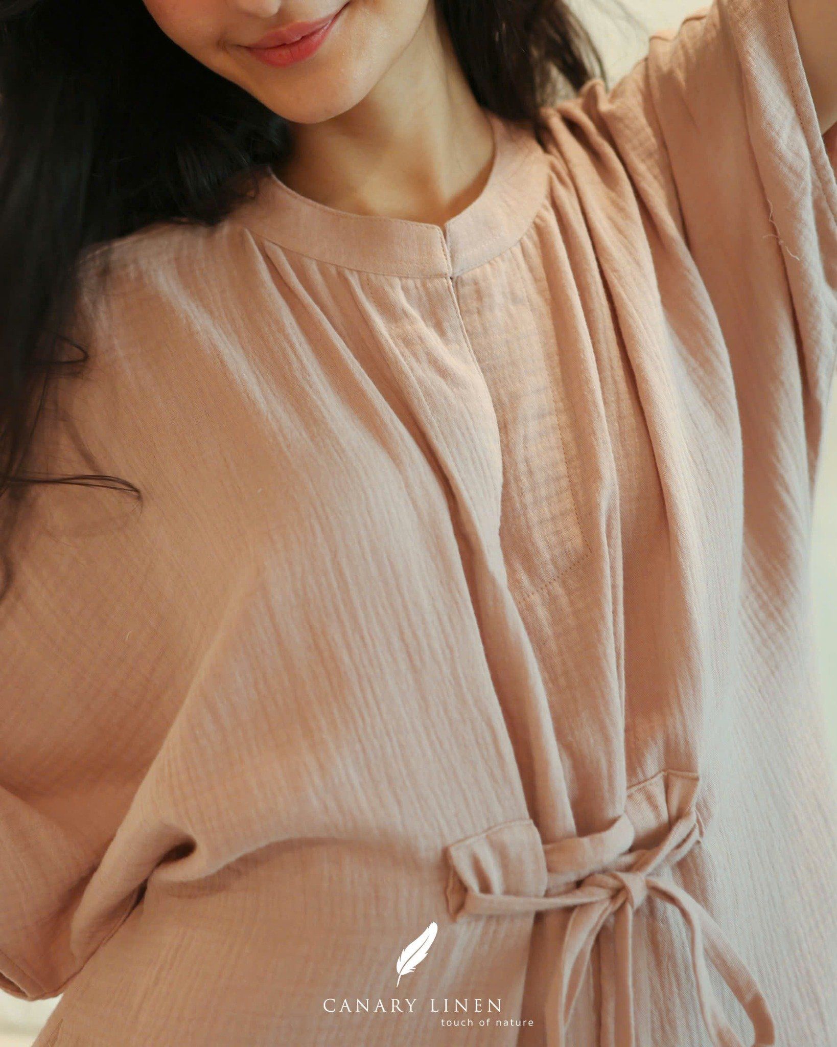  Stella Dress - Hồng nude 