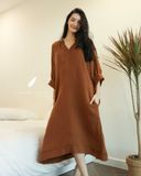  Clara Dress - Nâu cà phê 