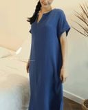  Aira Dress - Xanh indigo 