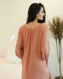 Flora Dress - Hồng dâu 