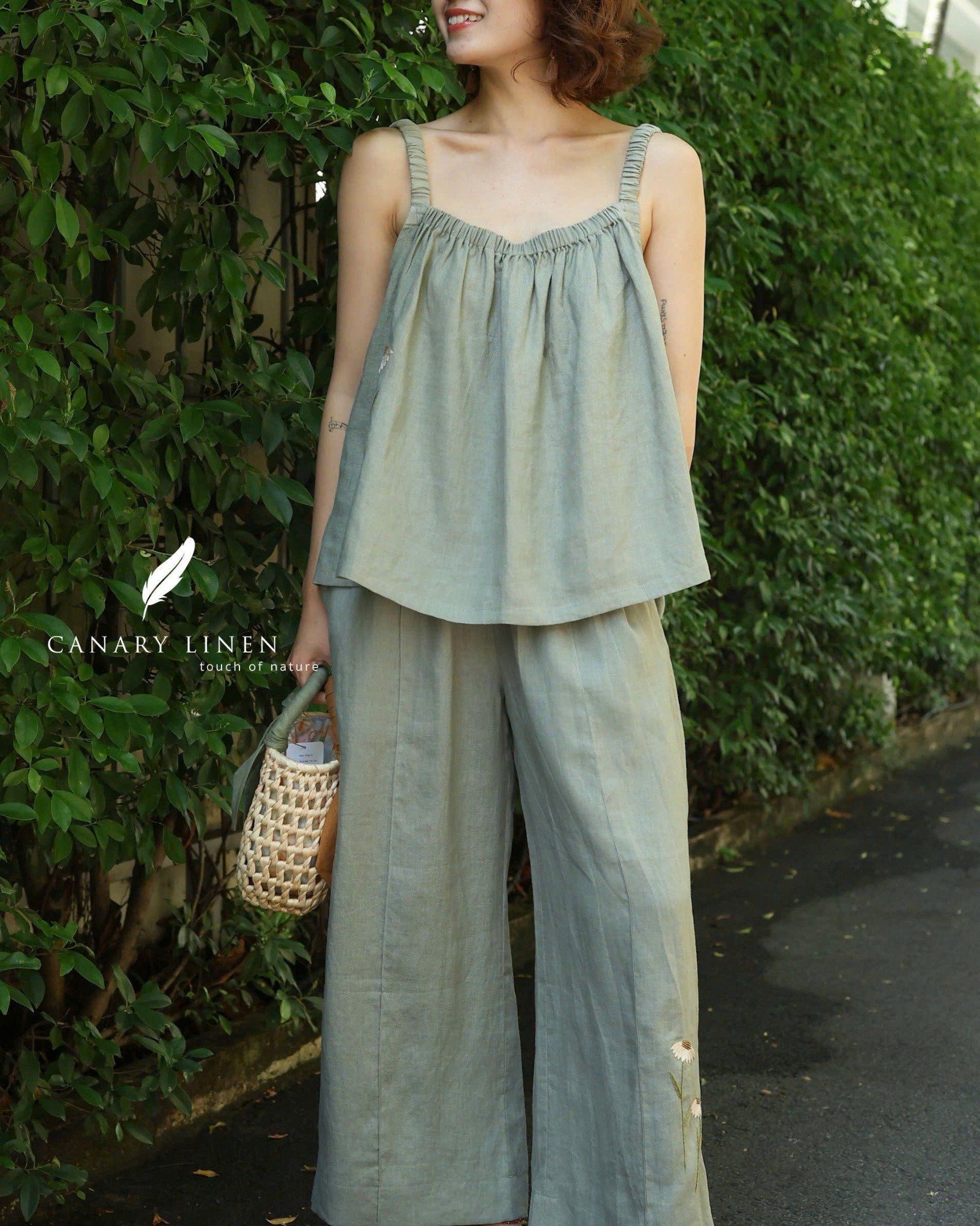  Dalia Top - Xanh vỏ đậu 