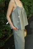  Dalia Pants - Xanh vỏ đậu 
