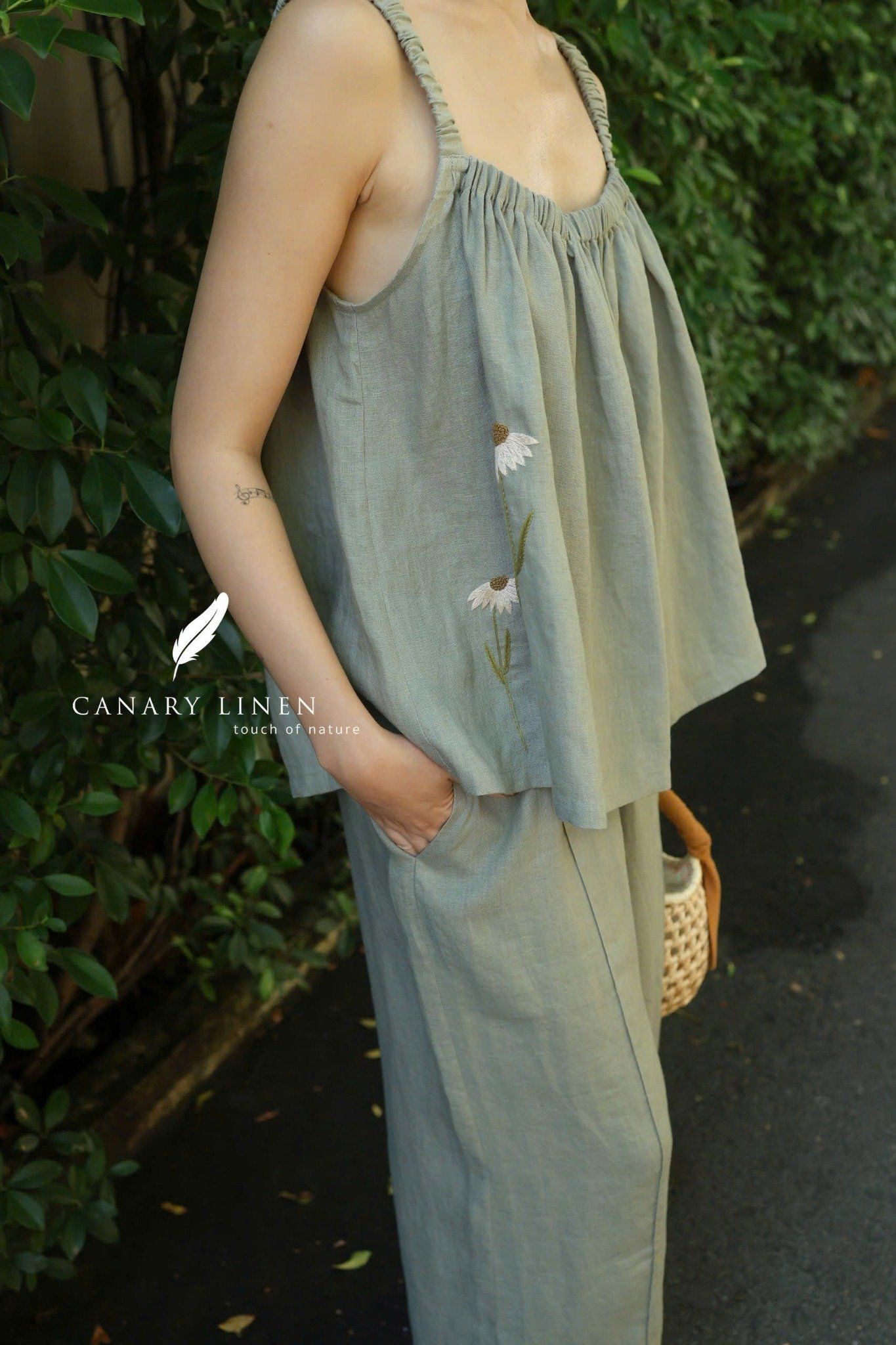  Dalia Top - Xanh vỏ đậu 